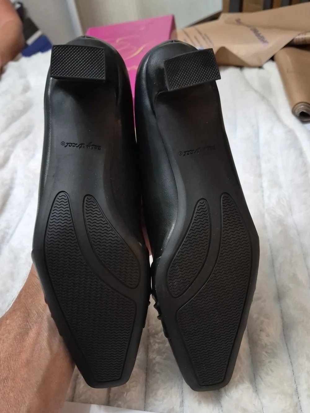 Easy Street Waive Black Pumps Women's Sz 8.5 M New